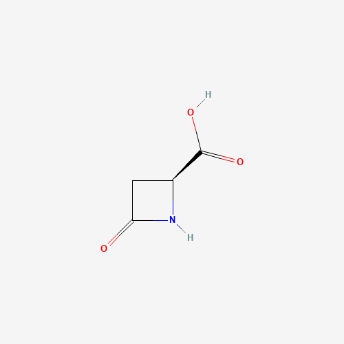 (2S)-4-oxoazetidine-2-carboxylic acid (CAS: 16404-94-7) - Chemical Structure and Molecular Formula 