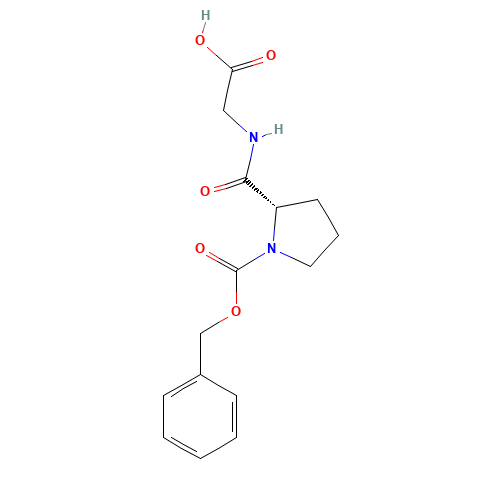 2-[[(2S)-1-phenylmethoxycarbonylpyrrolidine-2-carbonyl]amino]acetic acid (CAS: 2766-18-9) - Related Chemical Product