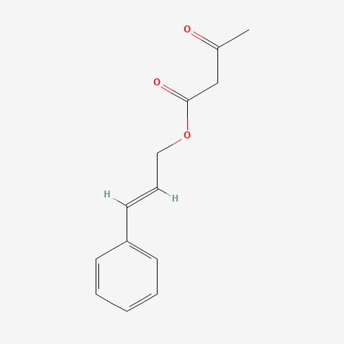 [(E)-3-phenylprop-2-enyl] 3-oxobutanoate (CAS: 57582-46-4) - Chemical Structure and Molecular Formula 