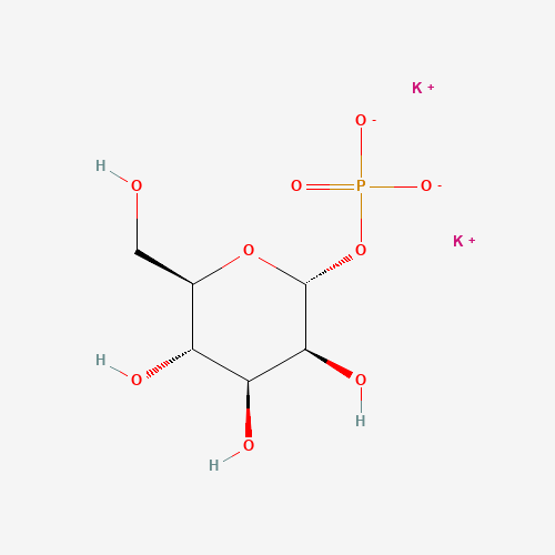 dipotassium;[(2R,3S,4S,5S,6R)-3,4,5-trihydroxy-6-(hydroxymethyl)oxan-2-yl] phosphate (CAS: 71888-67-0) - Chemical Structure and Molecular Formula 