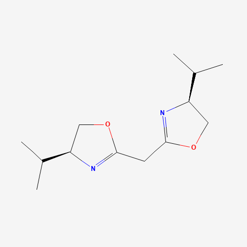 (4S)-4-propan-2-yl-2-[[(4S)-4-propan-2-yl-4,5-dihydro-1,3-oxazol-2-yl]methyl]-4,5-dihydro-1,3-oxazole (CAS: 131833-90-4) - Related Chemical Product