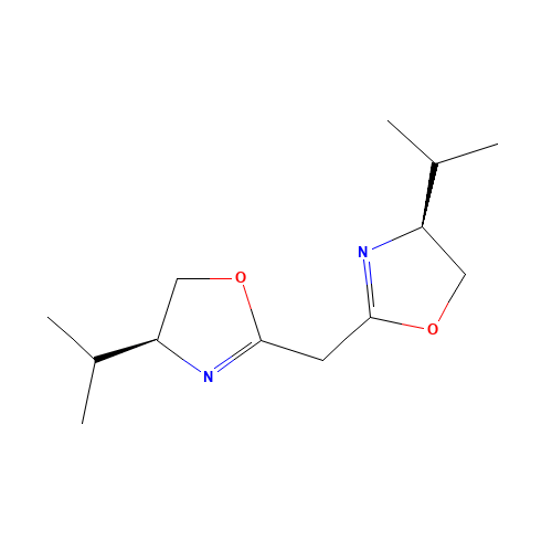 (4S)-4-propan-2-yl-2-[[(4S)-4-propan-2-yl-4,5-dihydro-1,3-oxazol-2-yl]methyl]-4,5-dihydro-1,3-oxazole (CAS: 131833-90-4) - Related Chemical Product