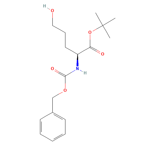 tert-butyl (2S)-5-hydroxy-2-(phenylmethoxycarbonylamino)pentanoate (CAS: 124620-51-5) - Related Chemical Product