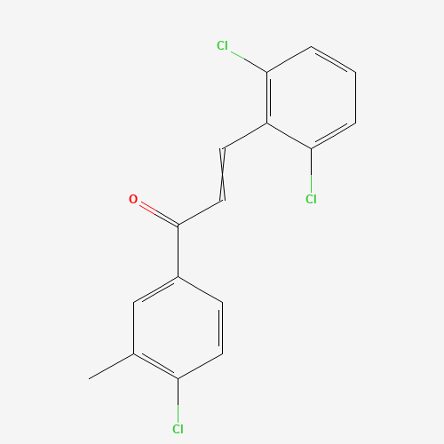 (E)-1-(4-chloro-3-methylphenyl)-3-(2,6-dichlorophenyl)prop-2-en-1-one (CAS: 219140-58-6) - Related Chemical Product