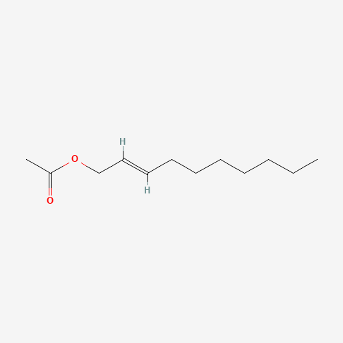 [(E)-dec-2-enyl] acetate (CAS: 2497-23-6) - Chemical Structure and Molecular Formula 