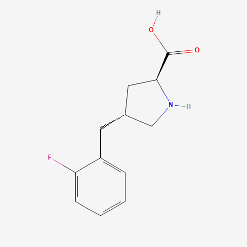 (2S,4R)-4-[(2-fluorophenyl)methyl]pyrrolidine-2-carboxylic acid (CAS: 1049977-87-8) - Related Chemical Product