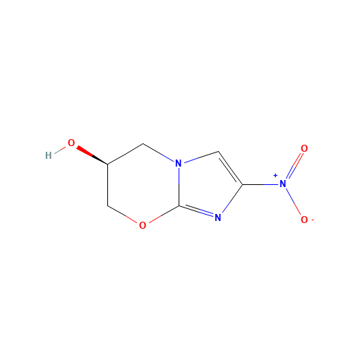 (6S)-2-nitro-6,7-dihydro-5H-imidazo[2,1-b][1,3]oxazin-6-ol (CAS: 187235-08-1) - Related Chemical Product
