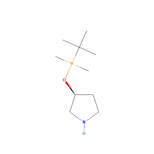 tert-butyl-dimethyl-[(3S)-pyrrolidin-3-yl]oxysilane (CAS: 207113-36-8) - Related Chemical Product