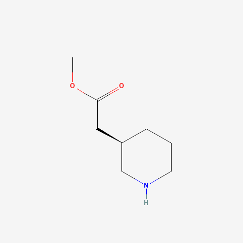 methyl 2-[(3R)-piperidin-3-yl]acetate (CAS: 865234-86-2) - Related Chemical Product