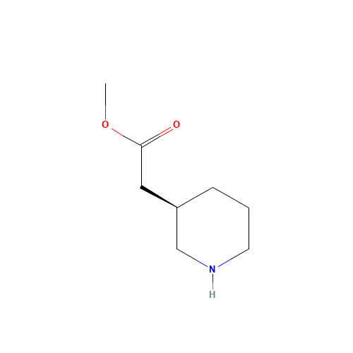 methyl 2-[(3R)-piperidin-3-yl]acetate (CAS: 865234-86-2) - Related Chemical Product