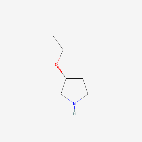 (3R)-3-ethoxypyrrolidine (CAS: 651341-51-4) - Chemical Structure and Molecular Formula 