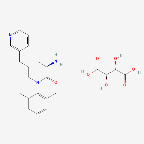 (2R)-2-amino-N-(2,6-dimethylphenyl)-N-(3-pyridin-3-ylpropyl)propanamide (CAS: 141725-10-2) - Related Chemical Product
