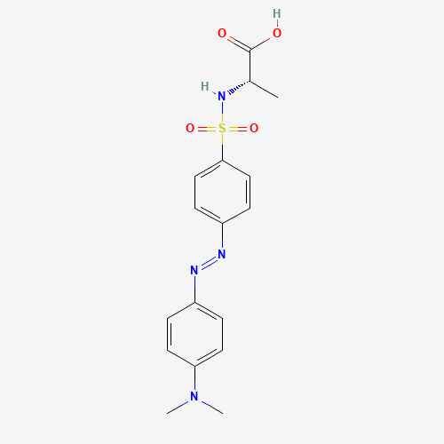 (2S)-2-[[4-[[4-(dimethylamino)phenyl]diazenyl]phenyl]sulfonylamino]propanoic acid (CAS: 89131-10-2) - Related Chemical Product