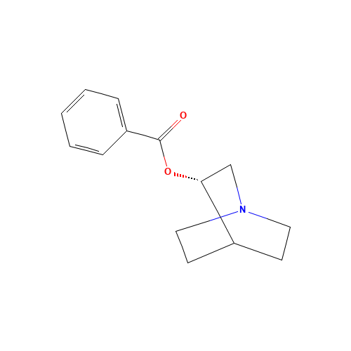 [(3S)-1-azabicyclo[2.2.2]octan-3-yl] benzoate (CAS: 221671-41-6) - Chemical Structure and Molecular Formula 
