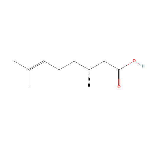 (3R)-3,7-dimethyloct-6-enoic acid (CAS: 18951-85-4) - Related Chemical Product