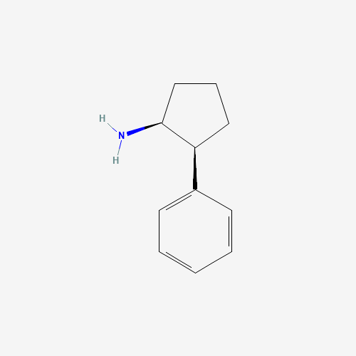 (1S,2S)-2-phenylcyclopentan-1-amine (CAS: 40264-04-8) - Chemical Structure and Molecular Formula 