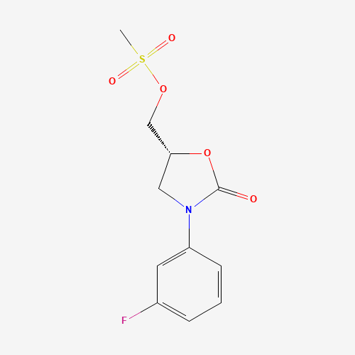[(5R)-3-(3-fluorophenyl)-2-oxo-1,3-oxazolidin-5-yl]methyl methanesulfonate (CAS: 380380-55-2) - Related Chemical Product