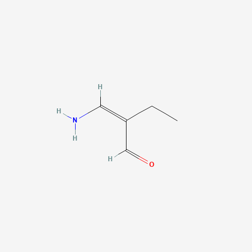 (2Z)-2-(aminomethylidene)butanal (CAS: 30989-82-3) - Chemical Structure and Molecular Formula 