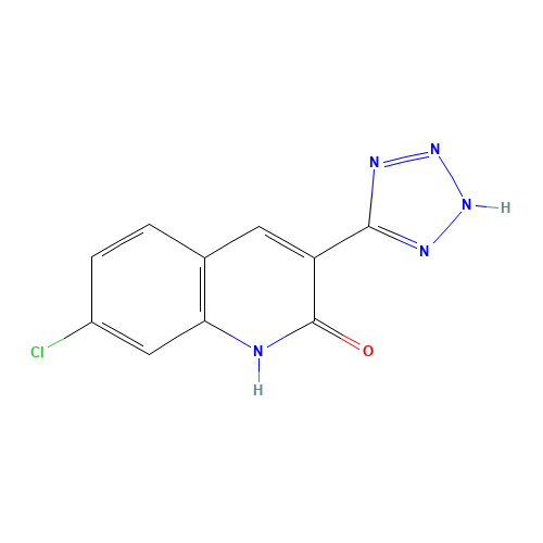 (3Z)-7-chloro-3-(1,2-dihydrotetrazol-5-ylidene)quinolin-2-one (CAS: 150584-62-6) - Related Chemical Product