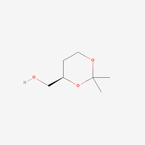 [(4R)-2,2-dimethyl-1,3-dioxan-4-yl]methanol (CAS: 136522-85-5) - Chemical Structure and Molecular Formula 