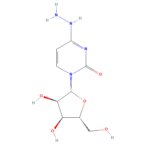 1-[(2R,3R,4S,5R)-3,4-dihydroxy-5-(hydroxymethyl)oxolan-2-yl]-4-hydrazinylpyrimidin-2-one (CAS: 57294-74-3) - Related Chemical Product