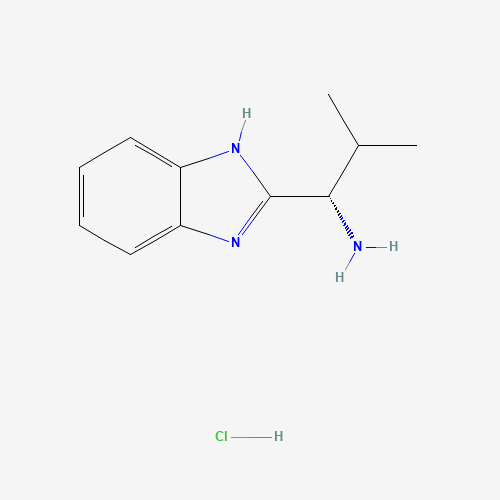 (1S)-1-(1H-benzimidazol-2-yl)-2-methylpropan-1-amine;hydrochloride (CAS: 184685-11-8) - Related Chemical Product