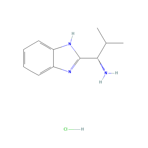 (1S)-1-(1H-benzimidazol-2-yl)-2-methylpropan-1-amine;hydrochloride (CAS: 184685-11-8) - Related Chemical Product