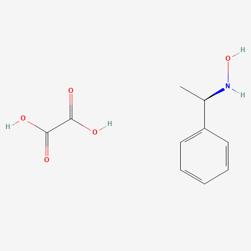 oxalic acid;N-[(1R)-1-phenylethyl]hydroxylamine (CAS: 118743-81-0) - Chemical Structure and Molecular Formula 