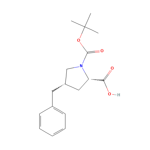 (2S,4S)-4-benzyl-1-[(2-methylpropan-2-yl)oxycarbonyl]pyrrolidine-2-carboxylic acid (CAS: 83623-78-3) - Related Chemical Product
