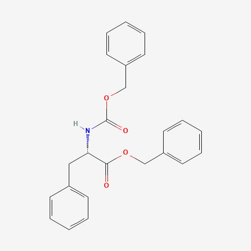 benzyl (2S)-3-phenyl-2-(phenylmethoxycarbonylamino)propanoate (CAS: 60379-01-3) - Chemical Structure and Molecular Formula 
