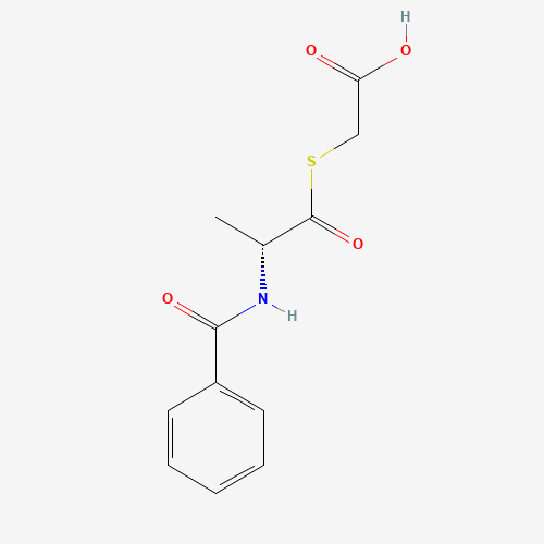 2-[(2R)-2-benzamidopropanoyl]sulfanylacetic acid (CAS: 138079-74-0) - Related Chemical Product