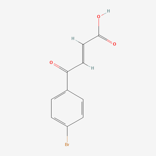 (E)-4-(4-bromophenyl)-4-oxobut-2-enoic acid (CAS: 39644-80-9) - Chemical Structure and Molecular Formula 