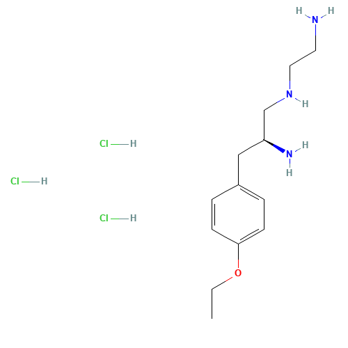 (2S)-1-N-(2-aminoethyl)-3-(4-ethoxyphenyl)propane-1,2-diamine;trihydrochloride (CAS: 221640-06-8) - Related Chemical Product