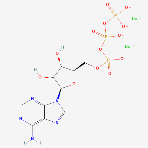 [[[(2R,3S,4R,5R)-5-(6-aminopurin-9-yl)-3,4-dihydroxyoxolan-2-yl]methoxy-oxidophosphoryl]oxy-oxidophosphoryl] phosphate;barium(2+) (CAS: 22887-44-1) - Related Chemical Product