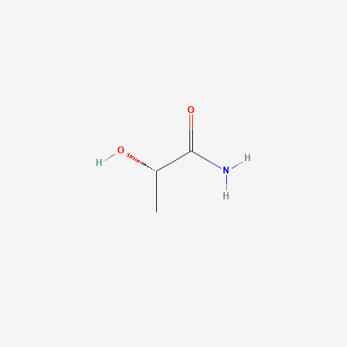 (2S)-2-hydroxypropanamide (CAS: 89673-71-2) - Chemical Structure and Molecular Formula 
