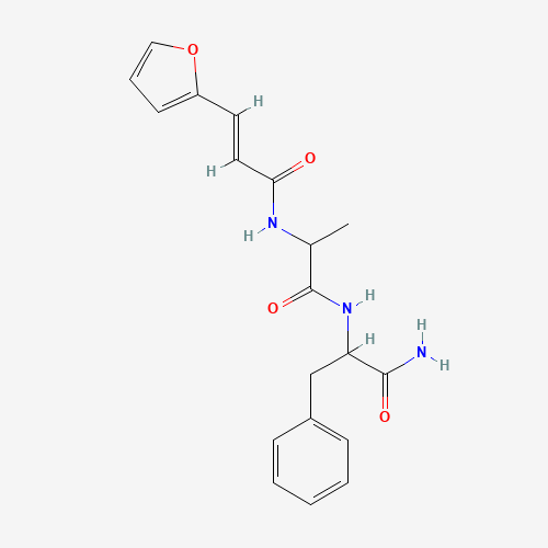 2-[2-[[(E)-3-(furan-2-yl)prop-2-enoyl]amino]propanoylamino]-3-phenylpropanamide (CAS: 29268-00-6) - Related Chemical Product