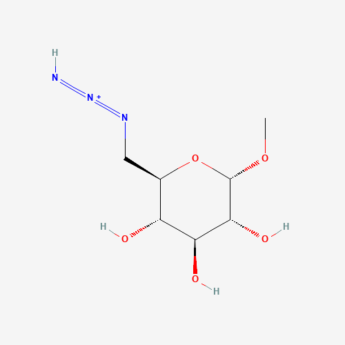 (2R,3S,4S,5R,6S)-2-(azidomethyl)-6-methoxyoxane-3,4,5-triol (CAS: 23701-87-3) - Related Chemical Product
