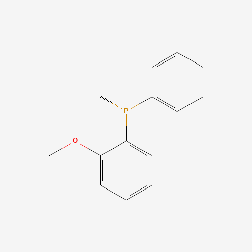 (R)-(2-methoxyphenyl)-methyl-phenylphosphane (CAS: 35144-01-5) - Chemical Structure and Molecular Formula 