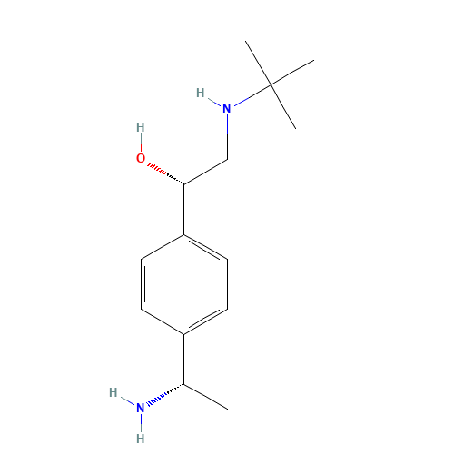 (1S)-1-[4-[(1S)-1-aminoethyl]phenyl]-2-(tert-butylamino)ethanol (CAS: 1037254-47-9) - Related Chemical Product