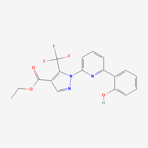 ethyl 1-[(6Z)-6-(6-oxocyclohexa-2,4-dien-1-ylidene)-1H-pyridin-2-yl]-5-(trifluoromethyl)pyrazole-4-carboxylate (CAS: 1128268-02-9) - Related Chemical Product