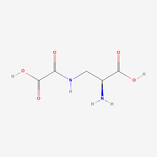 (2S)-2-amino-3-(oxaloamino)propanoic acid (CAS: 5302-45-4) - Chemical Structure and Molecular Formula 