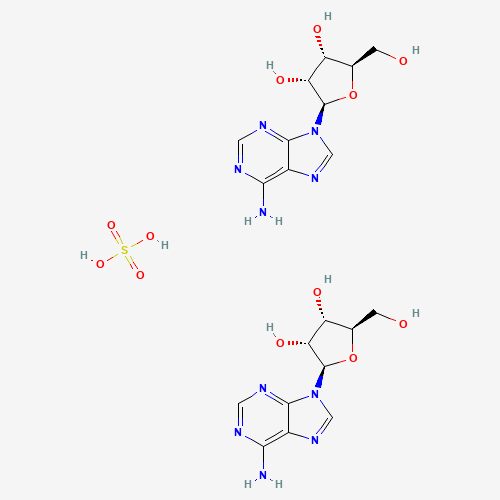 (2R,3R,4S,5R)-2-(6-aminopurin-9-yl)-5-(hydroxymethyl)oxolane-3,4-diol;sulfuric acid (CAS: 64503-27-1) - Related Chemical Product