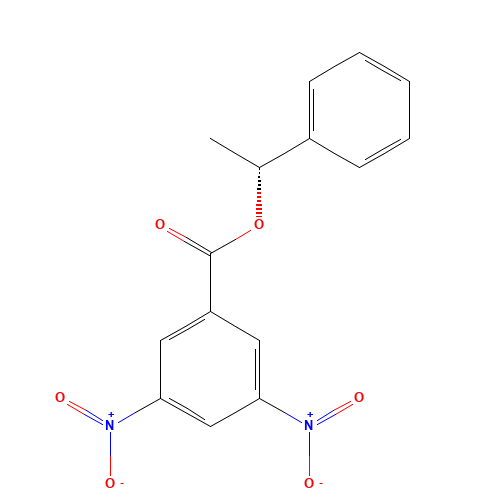[(1R)-1-phenylethyl] 3,5-dinitrobenzoate (CAS: 3205-33-2) - Related Chemical Product