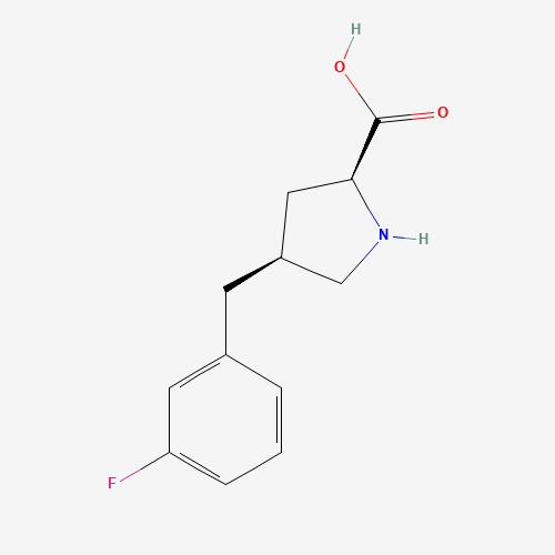 (2S,4S)-4-[(3-fluorophenyl)methyl]pyrrolidine-2-carboxylic acid (CAS: 688007-58-1) - Related Chemical Product