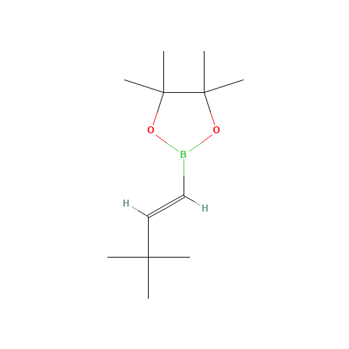 2-[(E)-3,3-dimethylbut-1-enyl]-4,4,5,5-tetramethyl-1,3,2-dioxaborolane (CAS: 157945-83-0) - Related Chemical Product