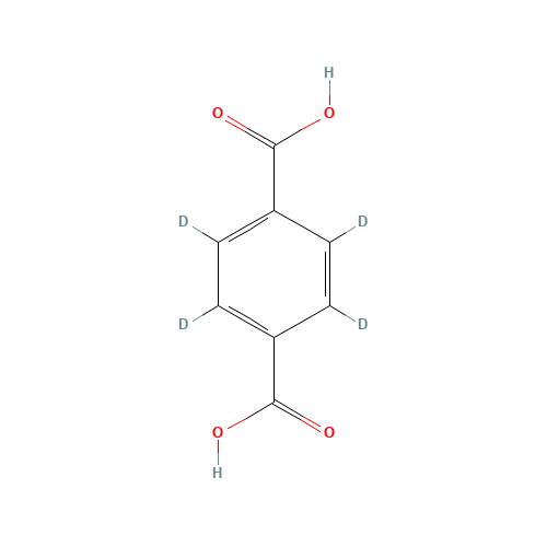 2,3,5,6-tetradeuterioterephthalic acid (CAS: 60088-54-2) - Chemical Structure and Molecular Formula 