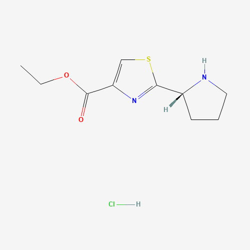 ethyl 2-[(2R)-pyrrolidin-2-yl]-1,3-thiazole-4-carboxylate;hydrochloride (CAS: 251349-56-1) - Related Chemical Product