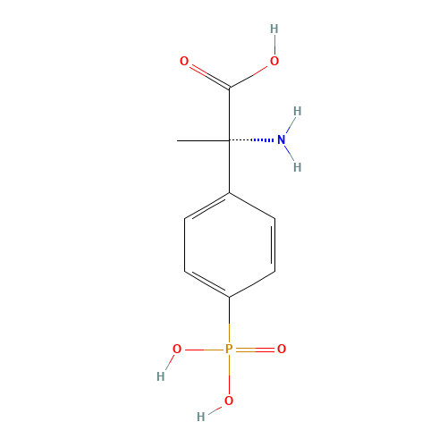 (2S)-2-amino-2-(4-phosphonophenyl)propanoic acid (CAS: 201608-25-5) - Chemical Structure and Molecular Formula 