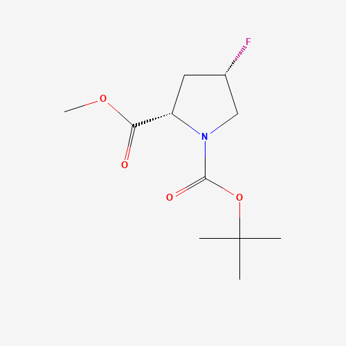 1-O-tert-butyl 2-O-methyl (2S,4S)-4-fluoropyrrolidine-1,2-dicarboxylate (CAS: 203866-16-4) - Related Chemical Product