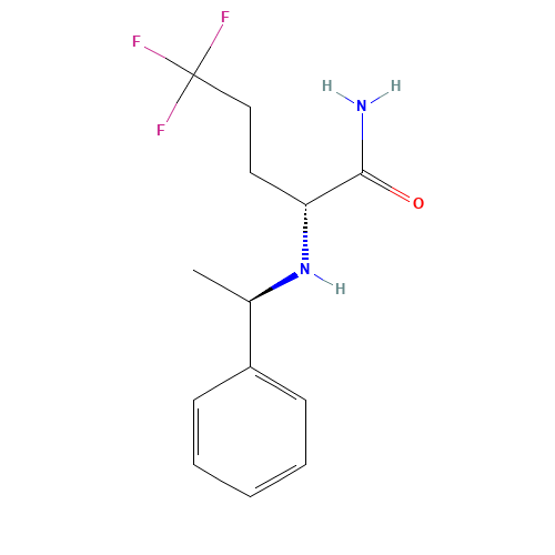 (2R)-5,5,5-trifluoro-2-[[(1R)-1-phenylethyl]amino]pentanamide (CAS: 1146852-38-1) - Related Chemical Product
